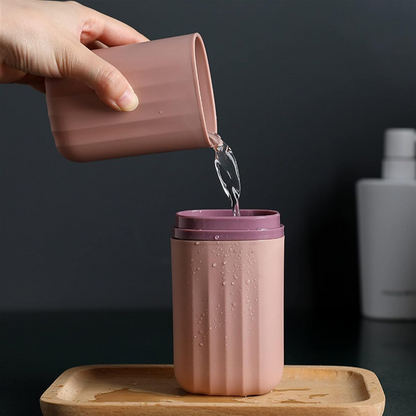 Portable Toothpaste and Brush Holder