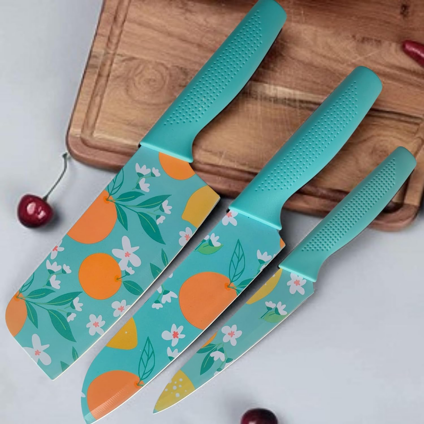 PRINTED KNIFE SET (PACK OF 3)