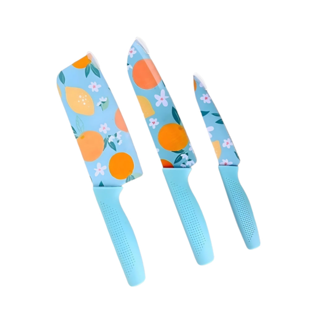 PRINTED KNIFE SET (PACK OF 3)