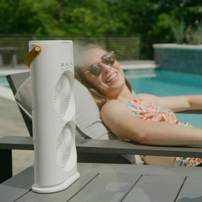 Portable Double Fan Mist Cooler